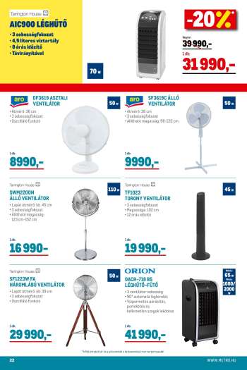 thumbnail - Légkondicionálók, ventilátorok és léghűtők