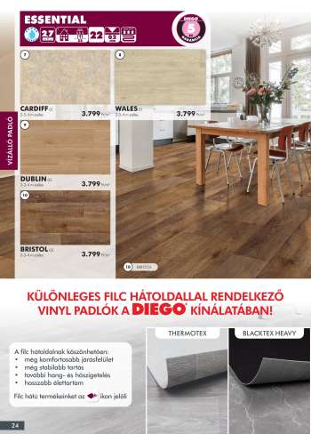 thumbnail - Laminált, vinil, parketta és fa padlók