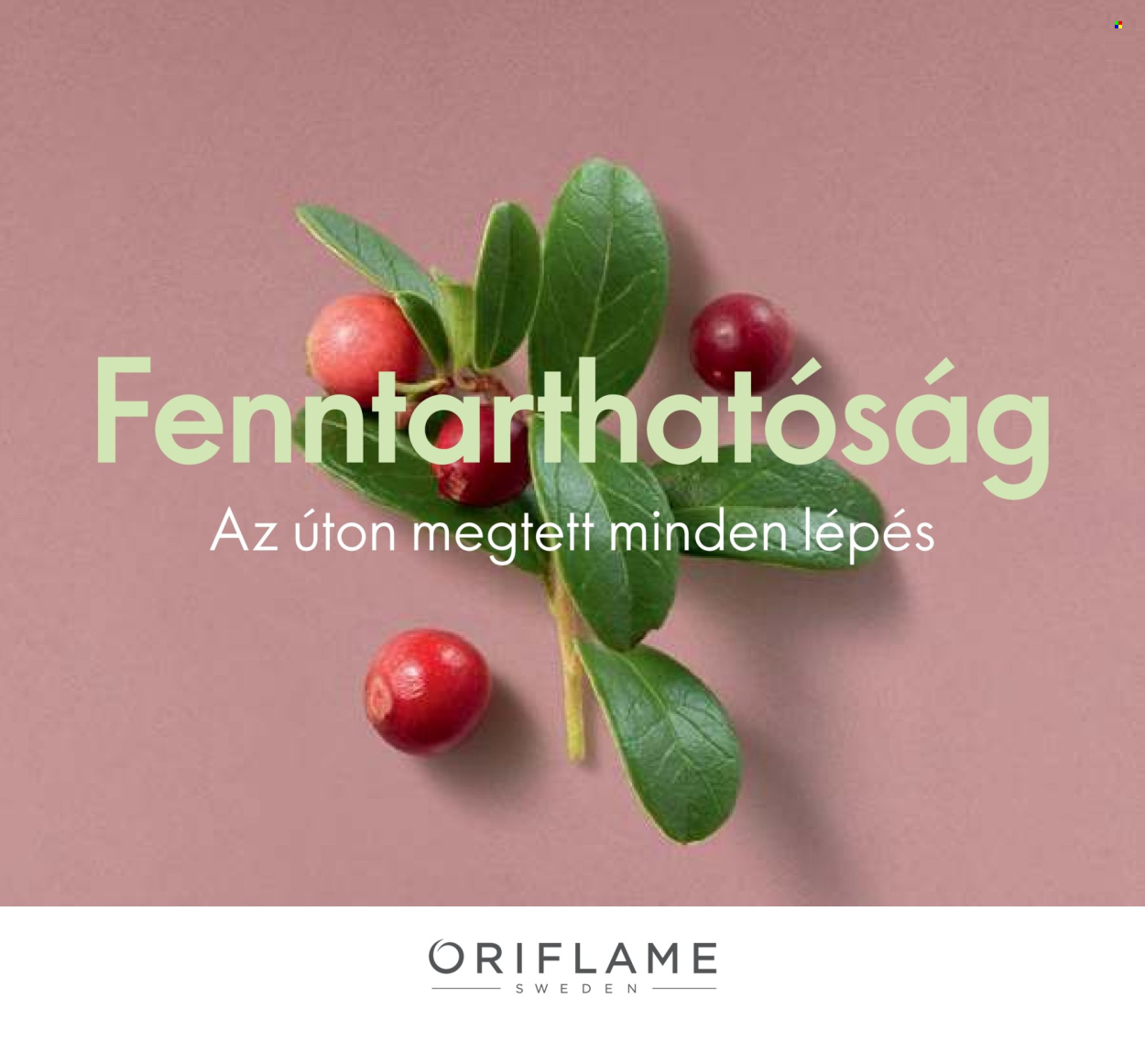 Oriflame akciós újságok. Oldal 1