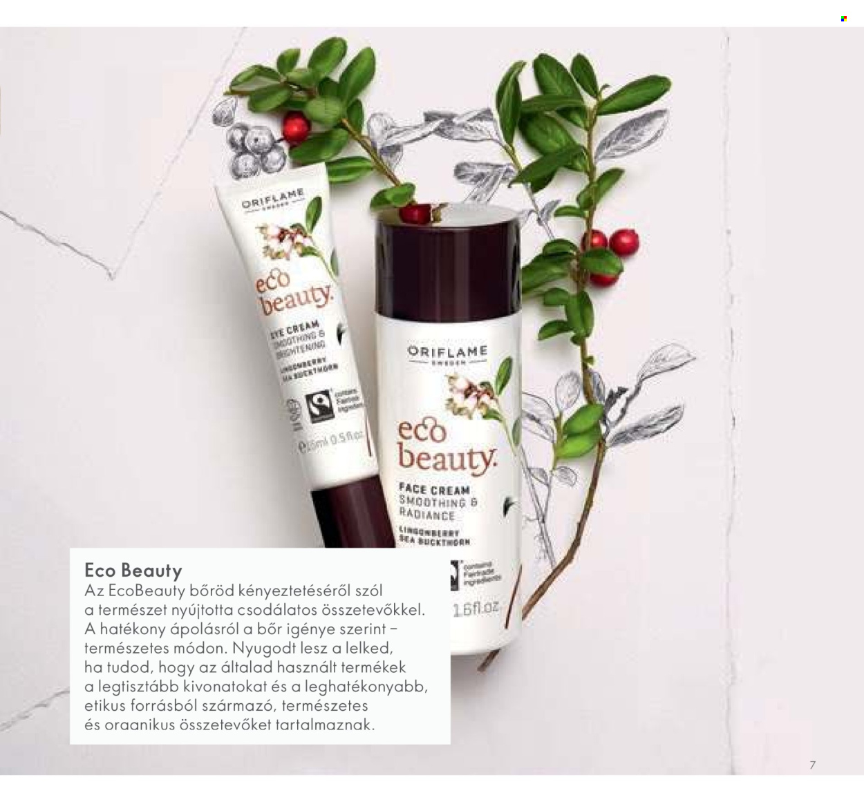 Oriflame akciós újságok. Oldal 7