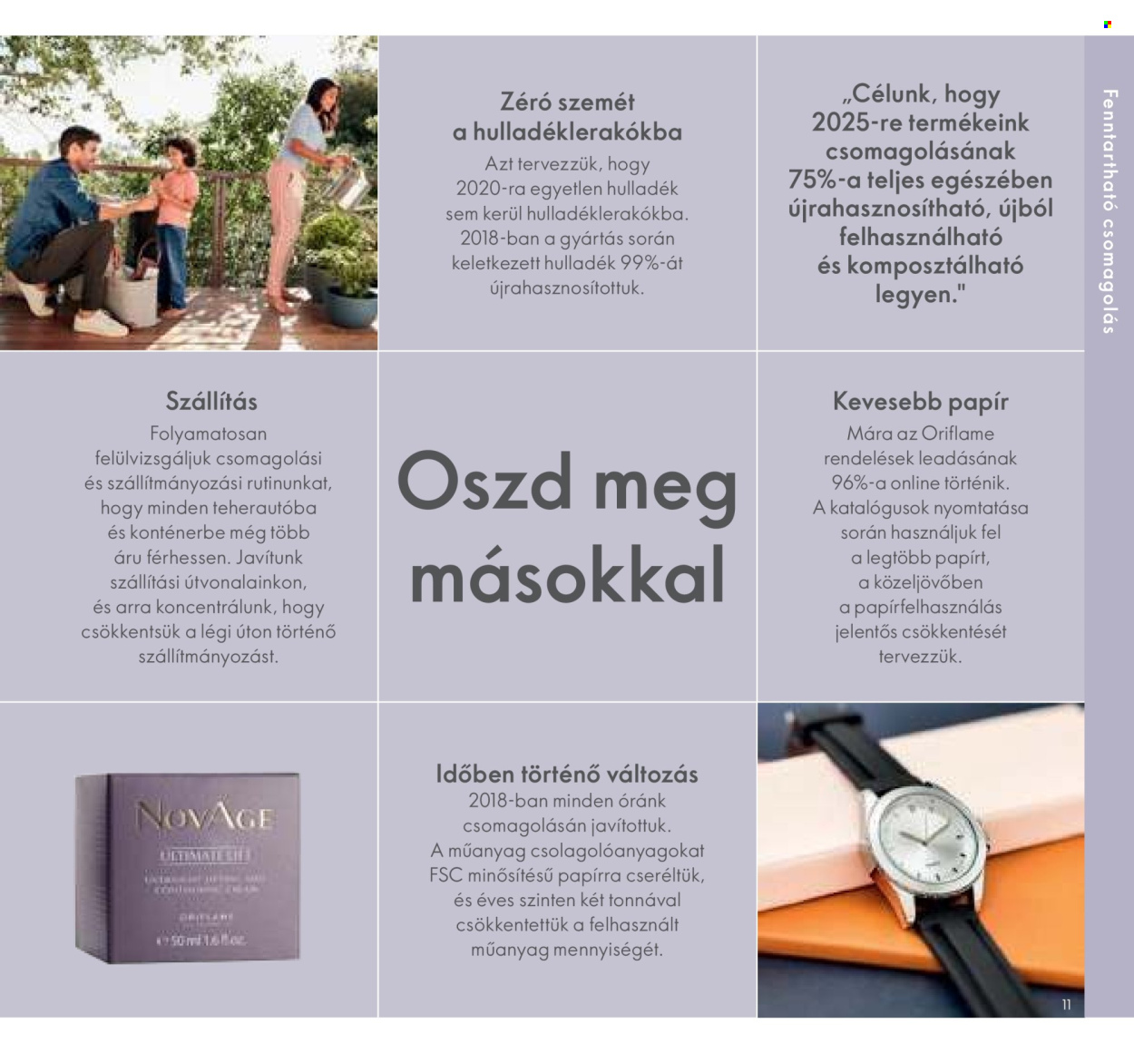 Oriflame akciós újságok. Oldal 11
