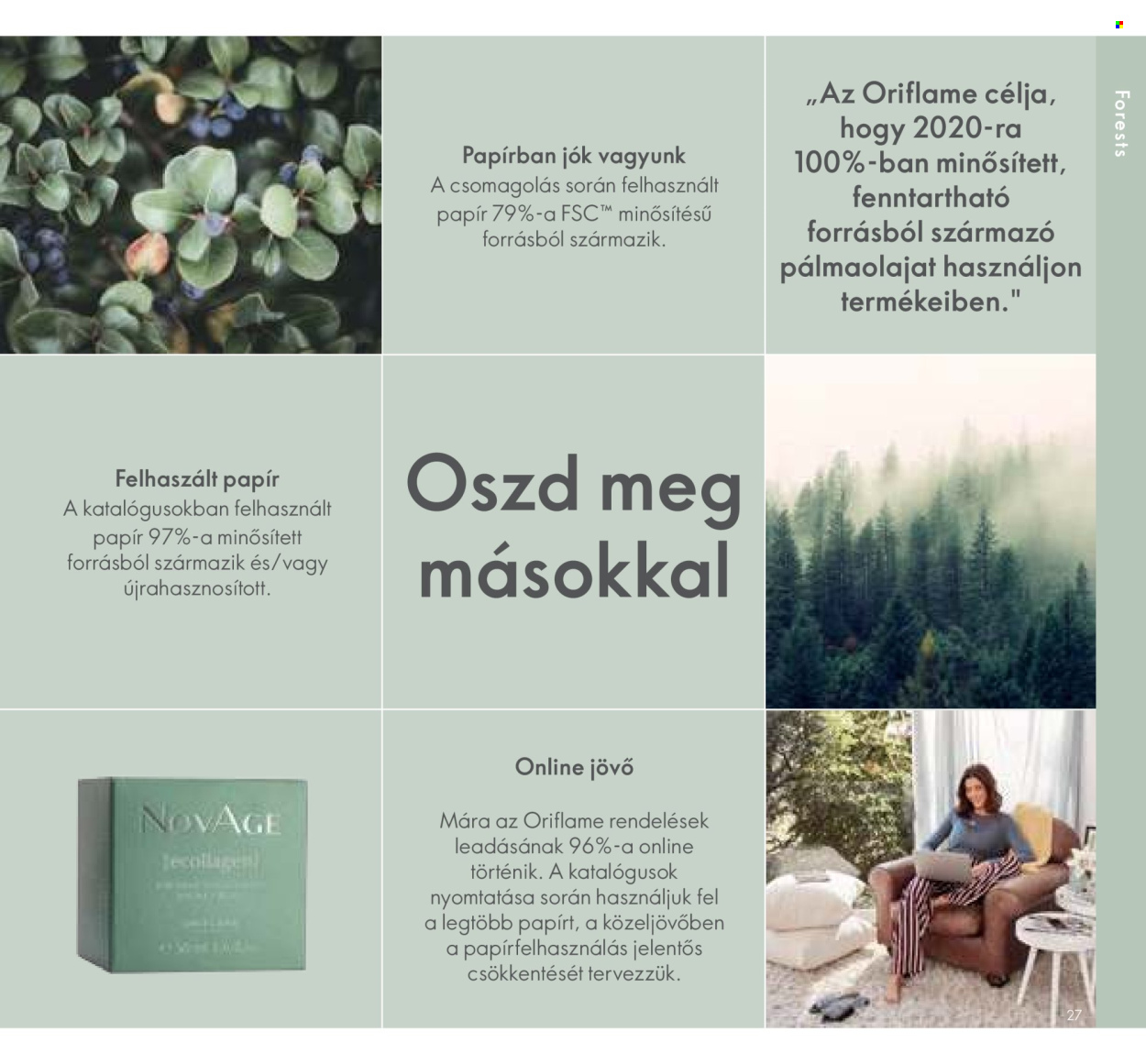 Oriflame akciós újságok. Oldal 27