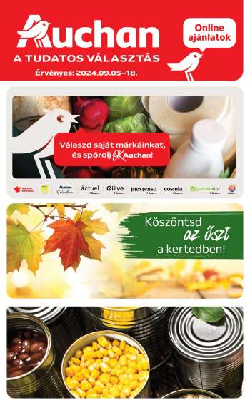 Újság Auchan - 2024.09.05 - 2024.09.18.