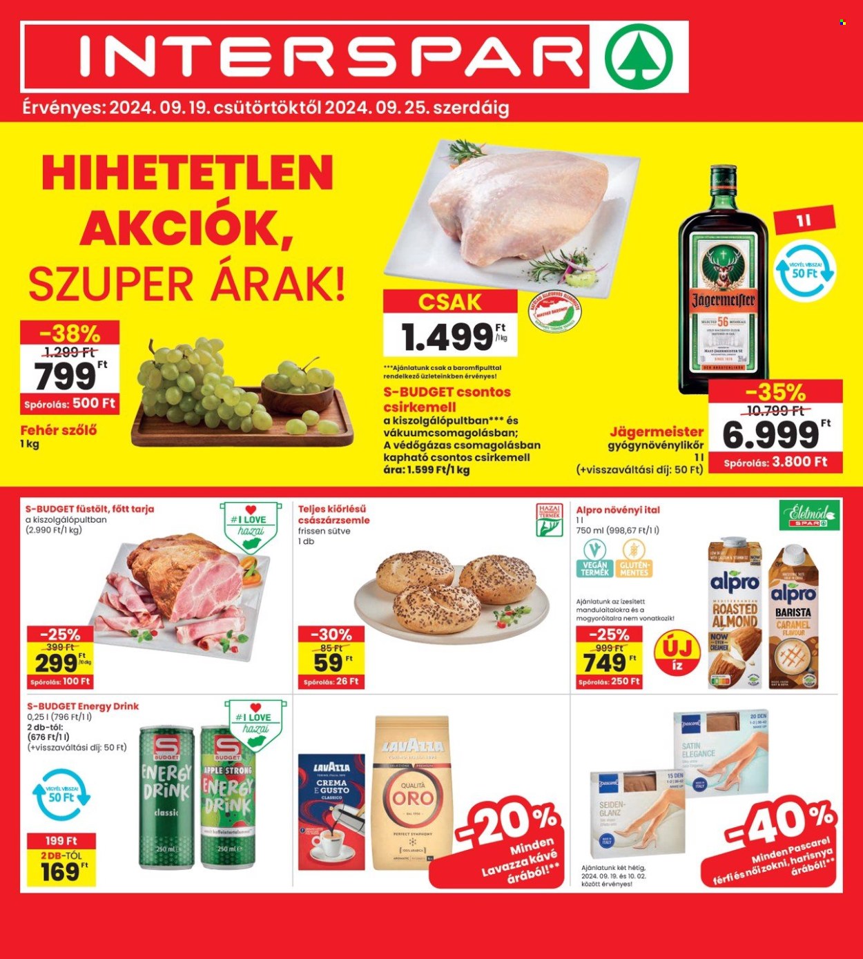 INTERSPAR akciós újságok - 2024.09.19 - 2024.09.25. Oldal 1