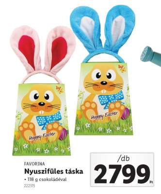 FAVORINA Nyuszifüles táska