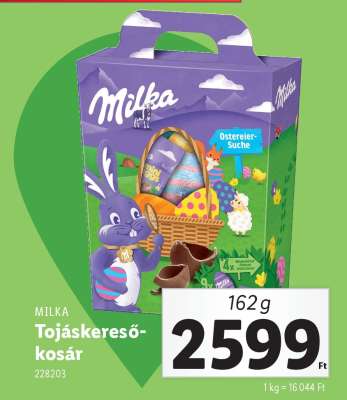 MILKA Tojáskereső-kosár