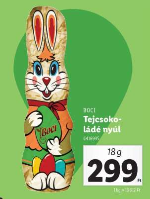 BOCI Tejcsokoládé nyúl