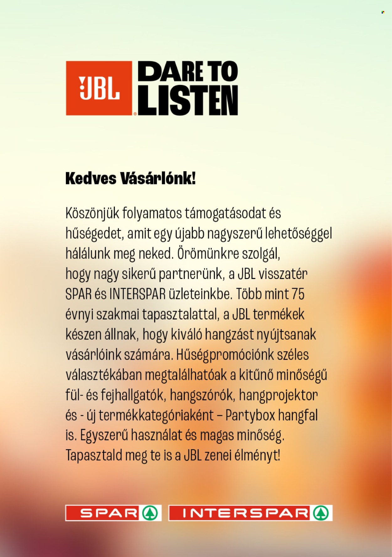 SPAR akciós újságok - 2025.04.10 - 2025.06.22. Oldal 1