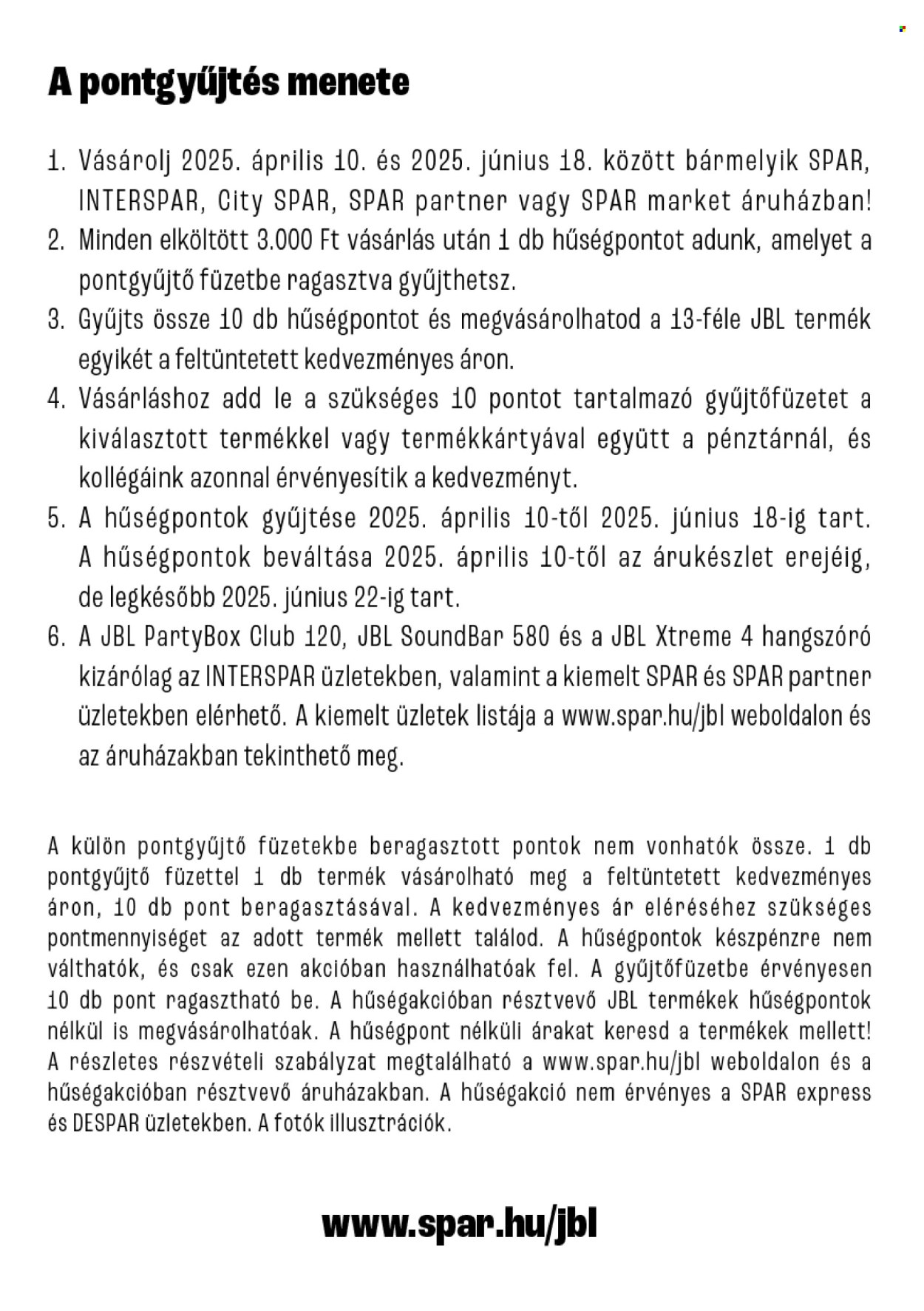 SPAR akciós újságok - 2025.04.10 - 2025.06.22. Oldal 1
