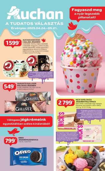 Újság Auchan - 2025.04.24 - 2025.05.21.