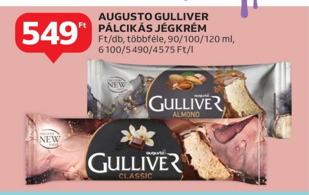 Augusto Gulliver Pálcikás Jégkrém