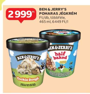 Ben & Jerry's Poharas Jégkrém