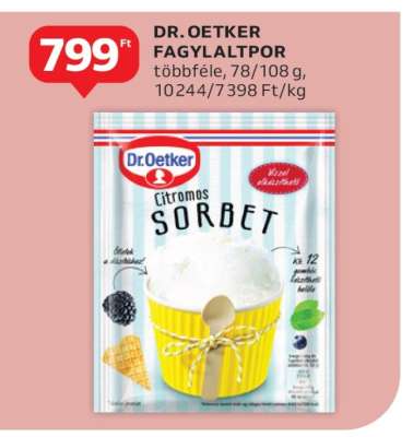 DR. OETKER Fagylaltpor*