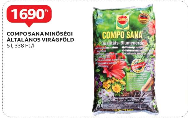 COMPO SANA MINŐSÉGI ÁLTALÁNOS VIRÁGFÖLD