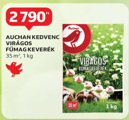 AUCHAN KEDVENC VIRÁGOS FŰMAG KEVERÉK