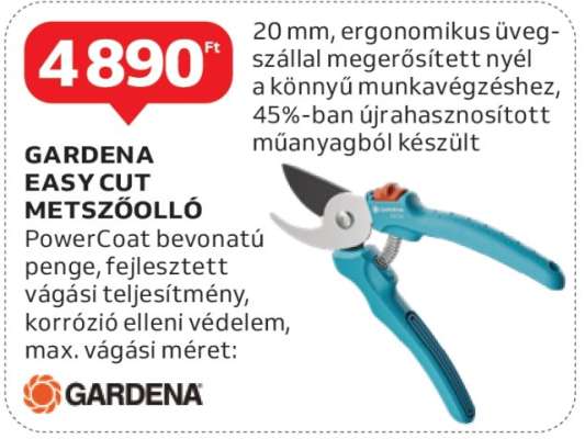 GARDENA EASY CUT METSZŐOLLÓ