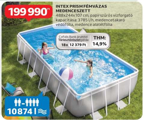 Intex Prism Fémvázas Medenceszett