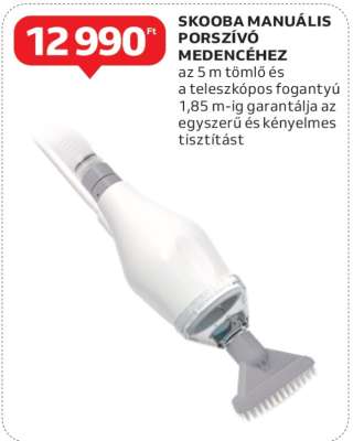 SKOOBA MANUÁLIS PORSZÍVÓ MEDENCÉHEZ