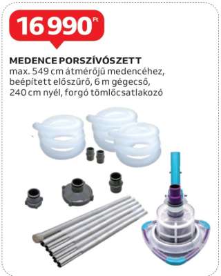 Medence Porszívószett