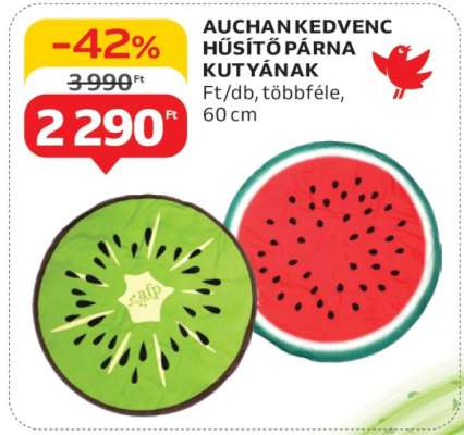 AUCHAN KEDVENC HŰSÍTŐ PÁRNA KUTYÁNAK
