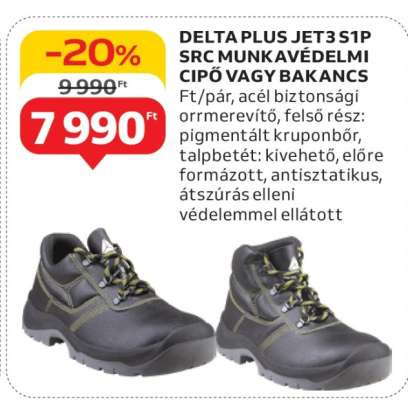 DELTA PLUS JET3 S1P SRC MUNKAVÉDELMI CIPŐ VAGY BAKANCS