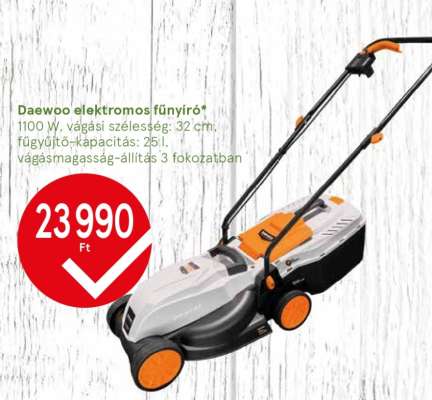 Daewoo elektromos fűnyíró