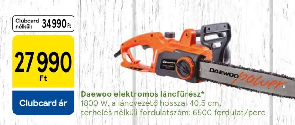 Daewoo elektromos láncfűrész