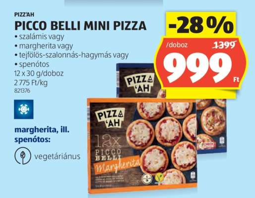 PICCO BELLI MINI PIZZA