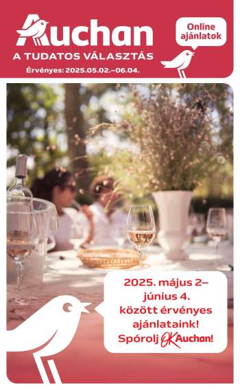 Újság Auchan - 2025.05.02 - 2025.06.04.
