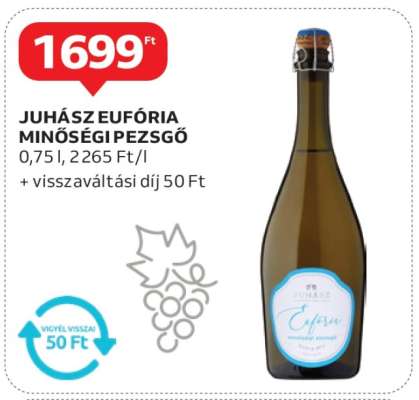 JUHÁSZ EUFÓRIA MINŐSÉGI PEZSGŐ