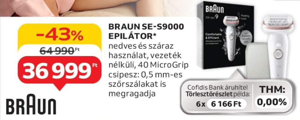 BRAUN SE-S9000 EPILÁTOR