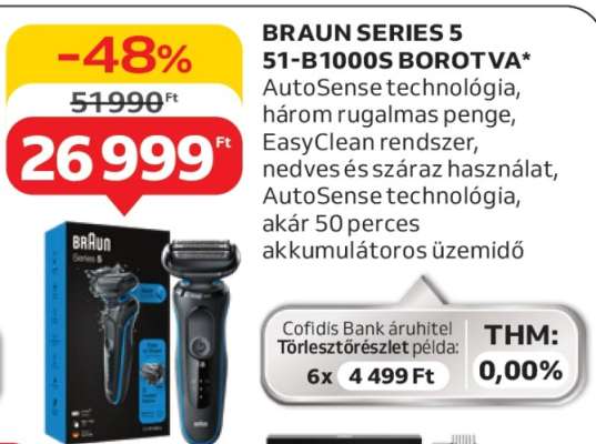 BRAUN SERIES 5 51-B1000S BOROTVA
