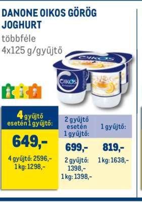 Danone Oikos görög joghurt