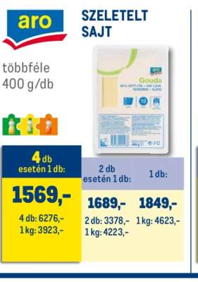 Aro Szeletelt Sajt