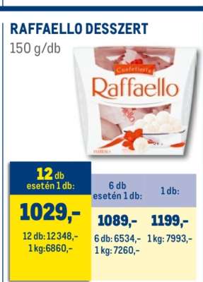 Raffaello desszert