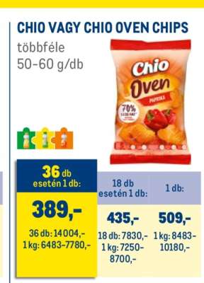 CHIO VAGY CHIO OVEN CHIPS
