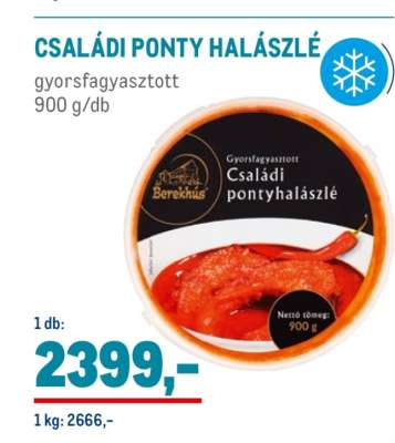 Családi Ponty Halászlé