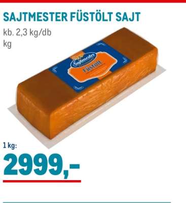 SAJTMESTER FÜSTÖLT SAJT