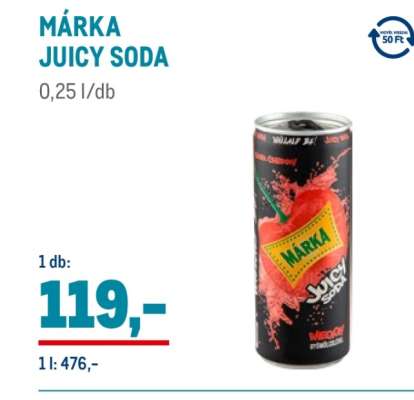 Márka Juicy Soda