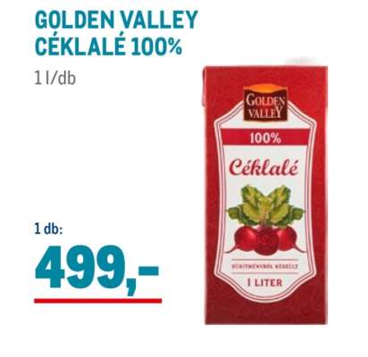GOLDEN VALLEY Cékla 100%