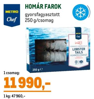 Homár Farok