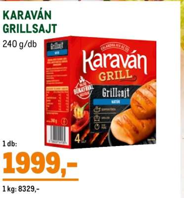 Karaván grillsajt