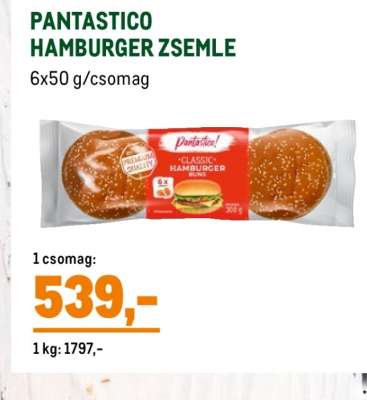 PANTASTICO HAMBURGER ZSEMLE