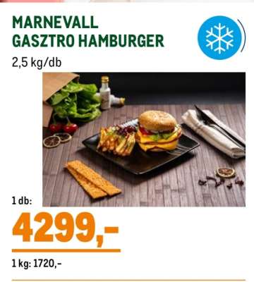 MARNEVALL GASZTRO HAMBURGER