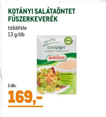 Kotányi salátaöntet fűszerkeverék