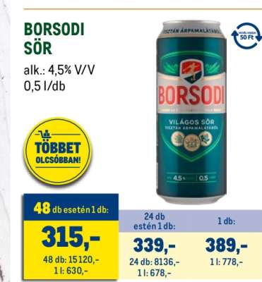 Borsodi sör