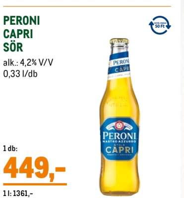 PERONI CAPRI SÖR
