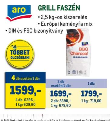 ARO Grill Faszén