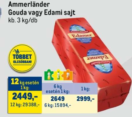 Ammerländer Gouda vagy Edami sajt