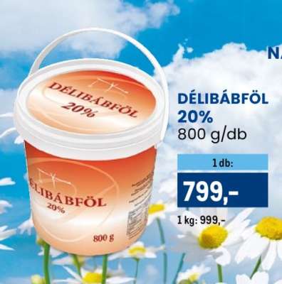 DÉLIBÁBFÖL 20%